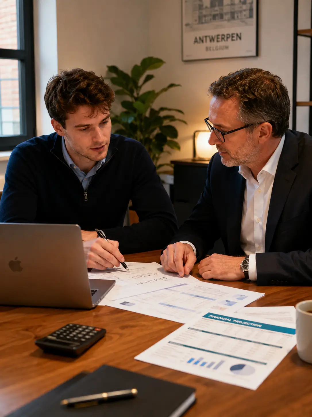 comptable et client de chez Fiscal Team à Bruxelles