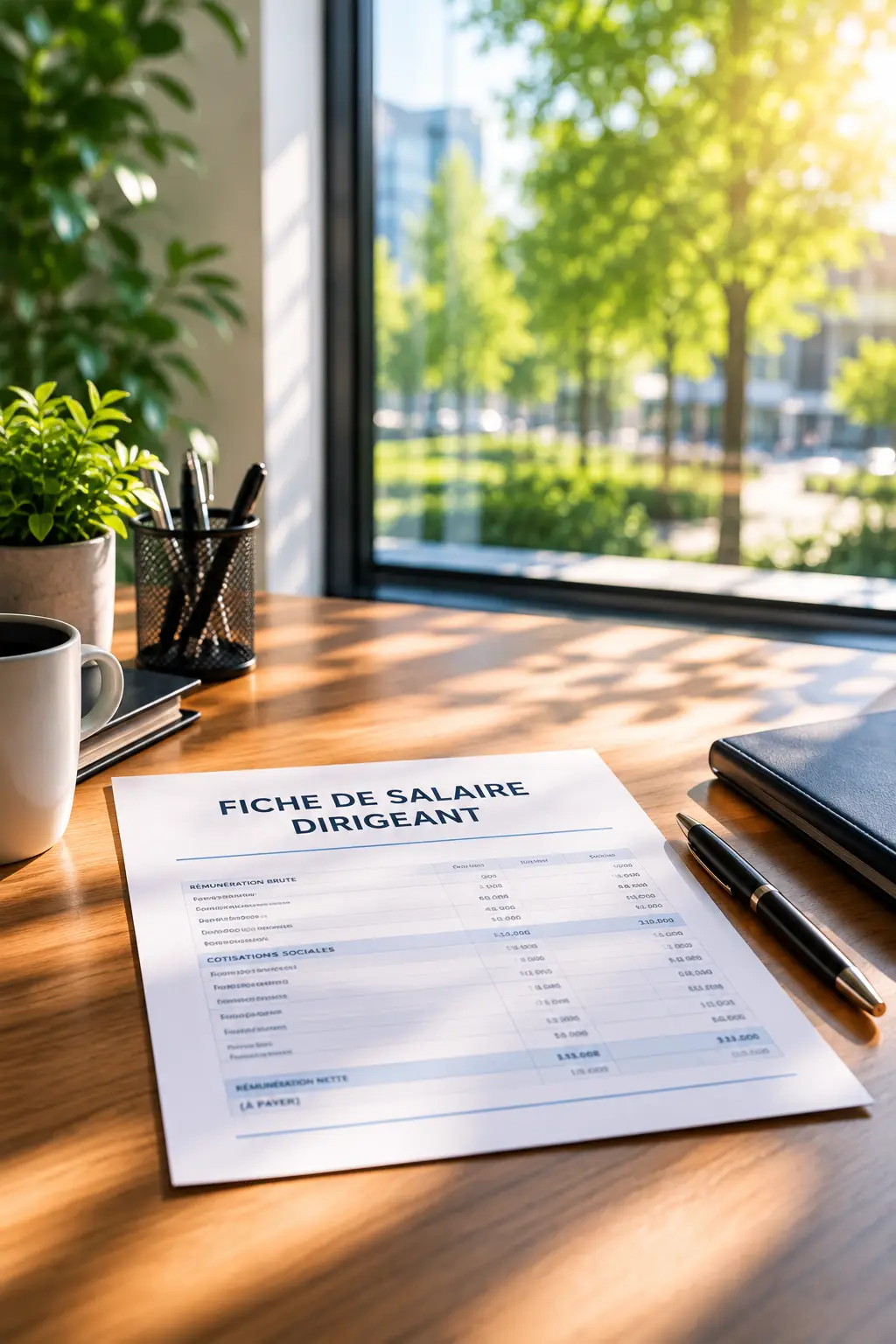 Fiche de salaire dirigeant